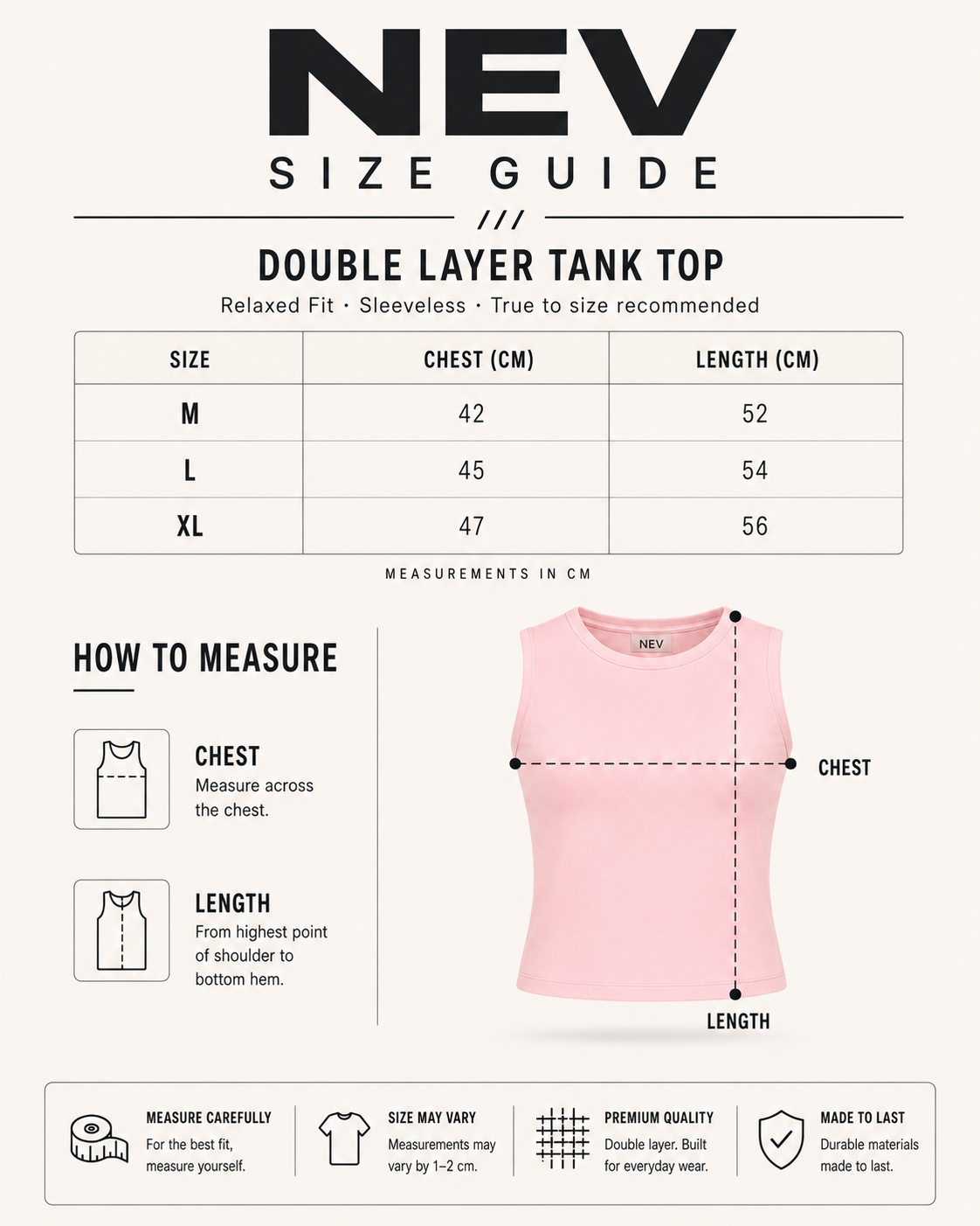 Double Layer Tank Top